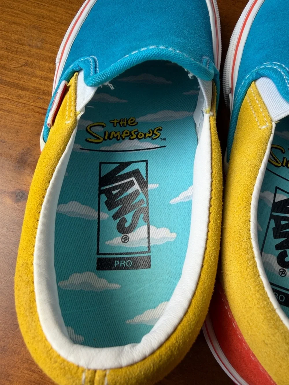 VANS Simpson's Edition Slip On PRO Skate Shoes Sz Men’s 4.5